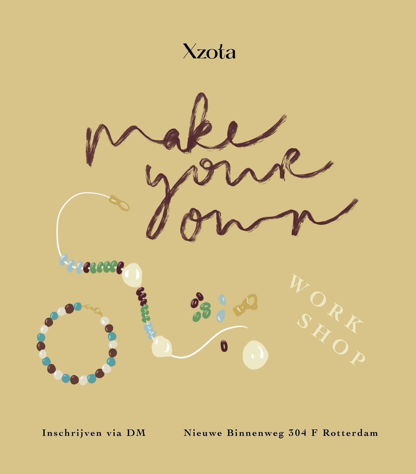 Xzota Facebook ad: Workshop kralen