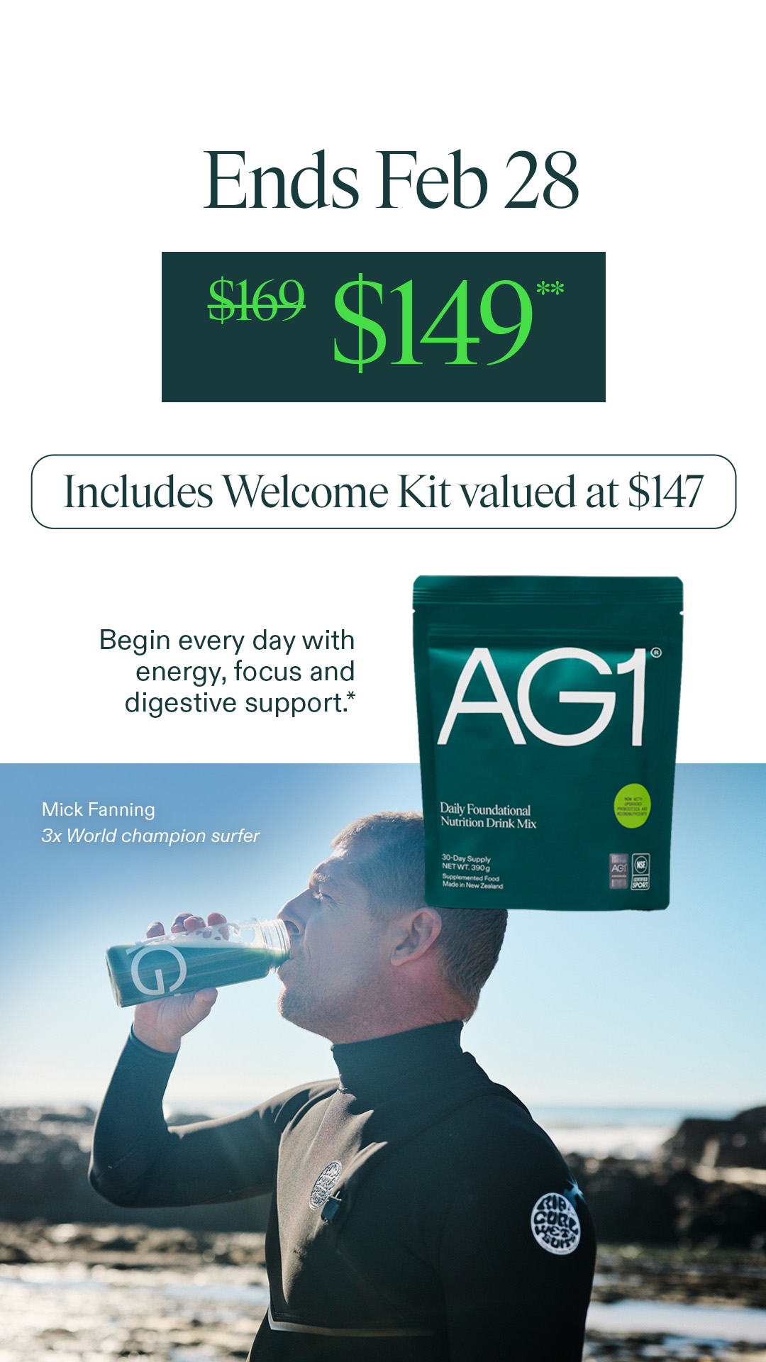 AG1 by Athletic Greens Facebook ad