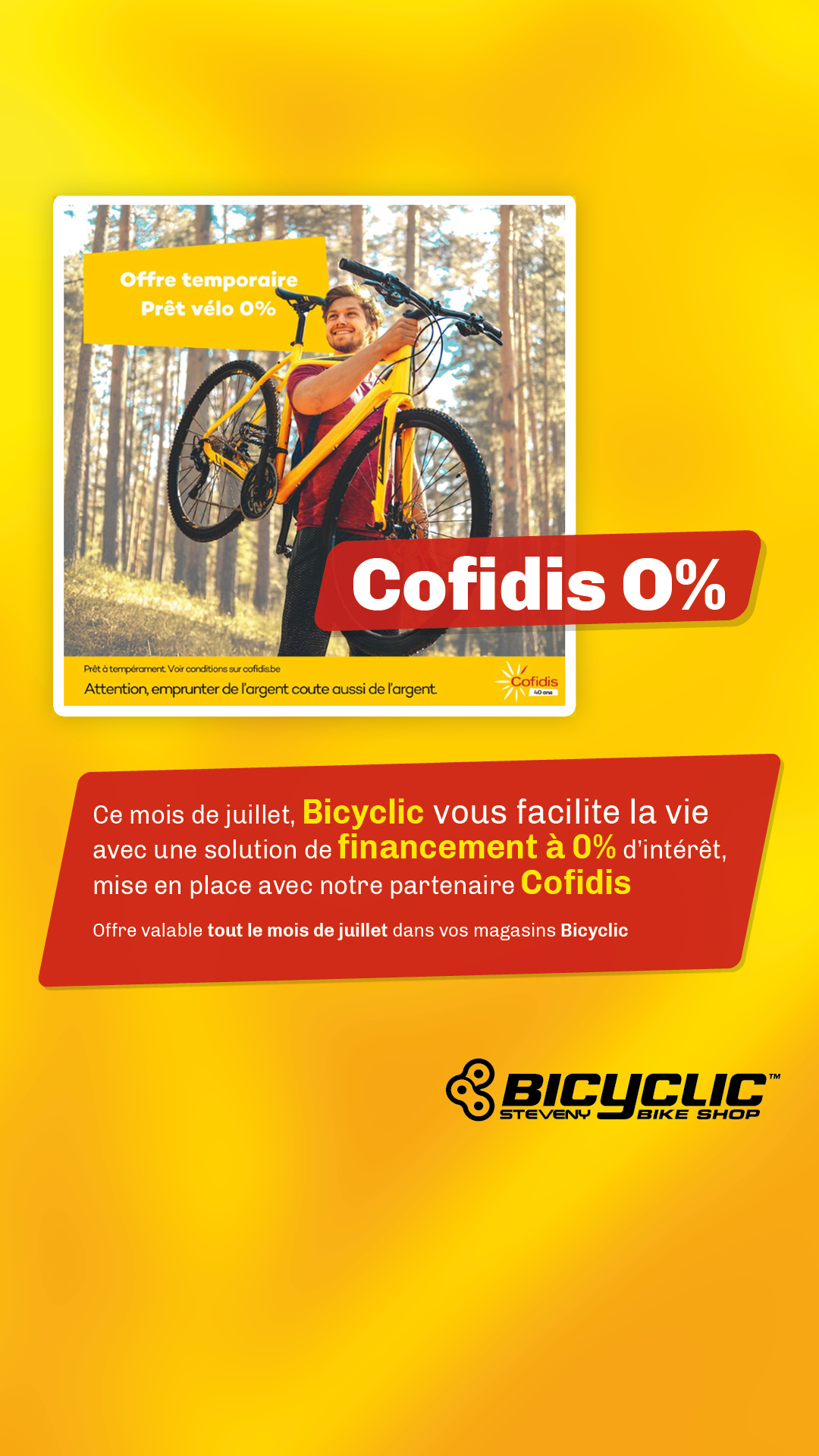 Bicyclic Facebook ad from Jul 1, 2026