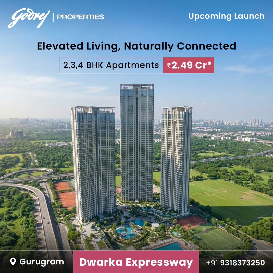 Godrej Developers Facebook ad: Spacious Homes Designed for Elite Living.