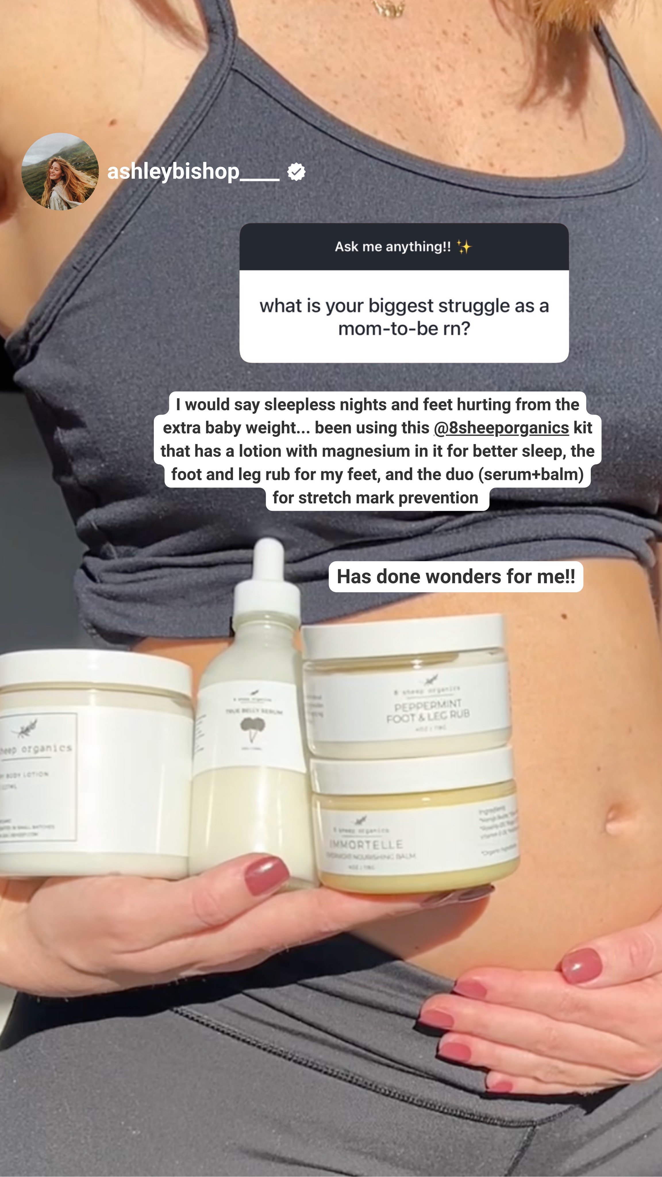 8 Sheep Organics Facebook ad