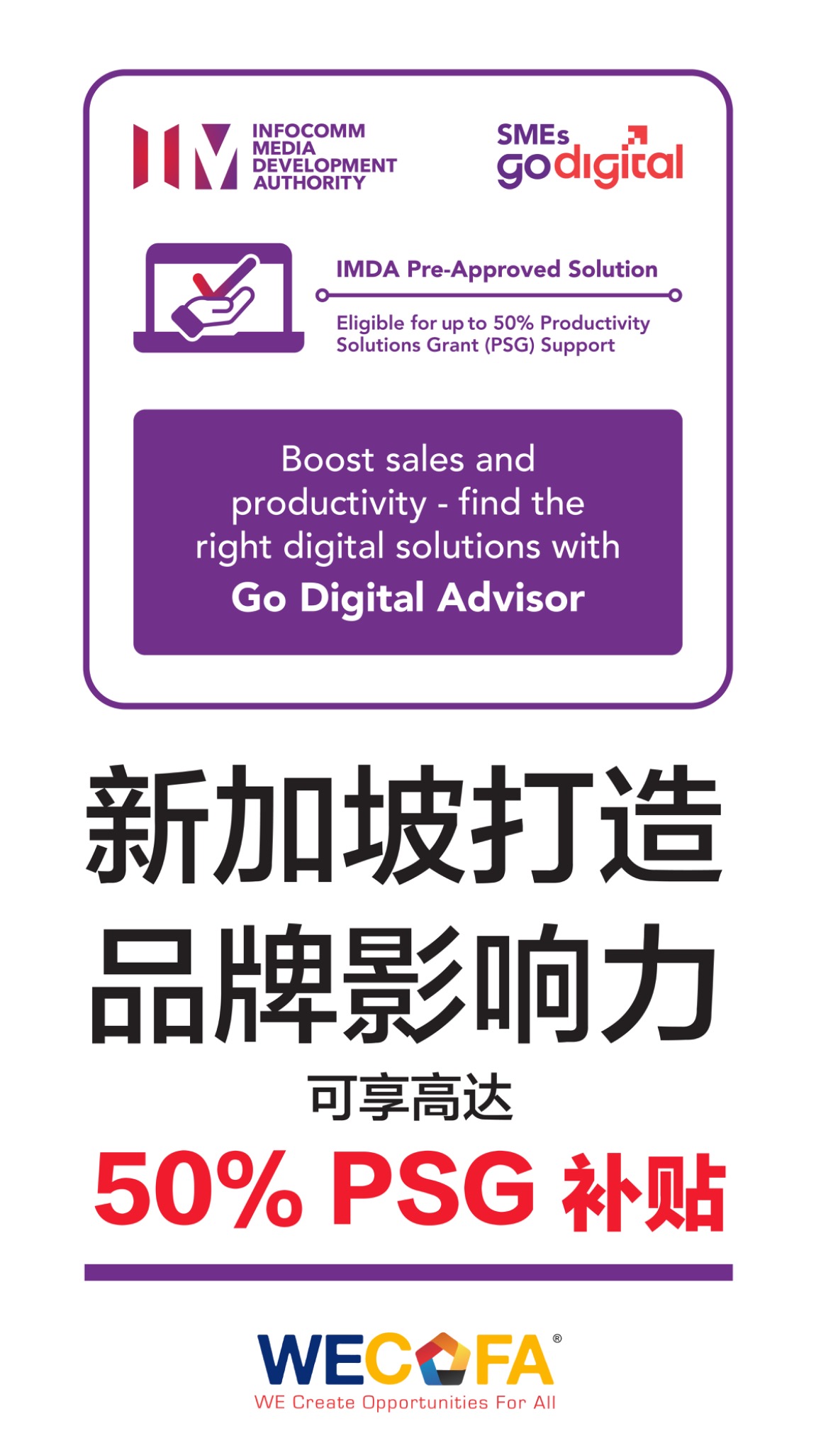 Wecofa Digital Marketing Agency Facebook ad from May 27, 2026