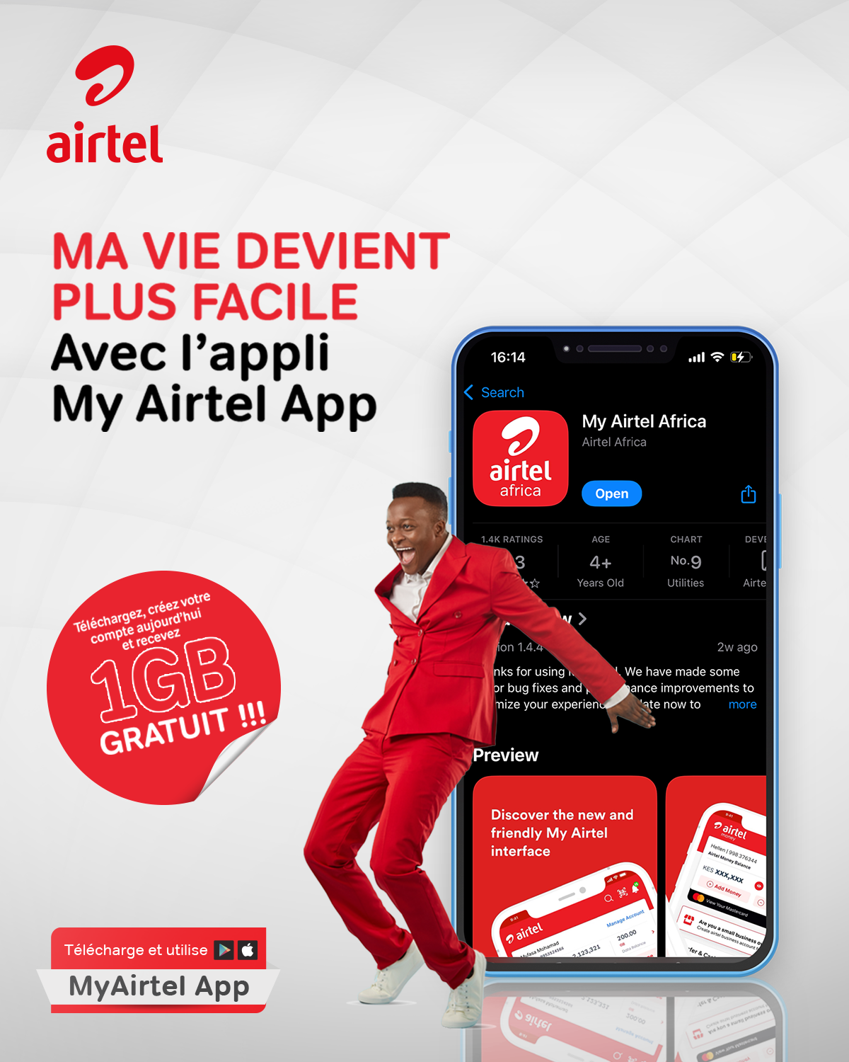 Airtel Congo B Facebook ad from Feb 3, 2026