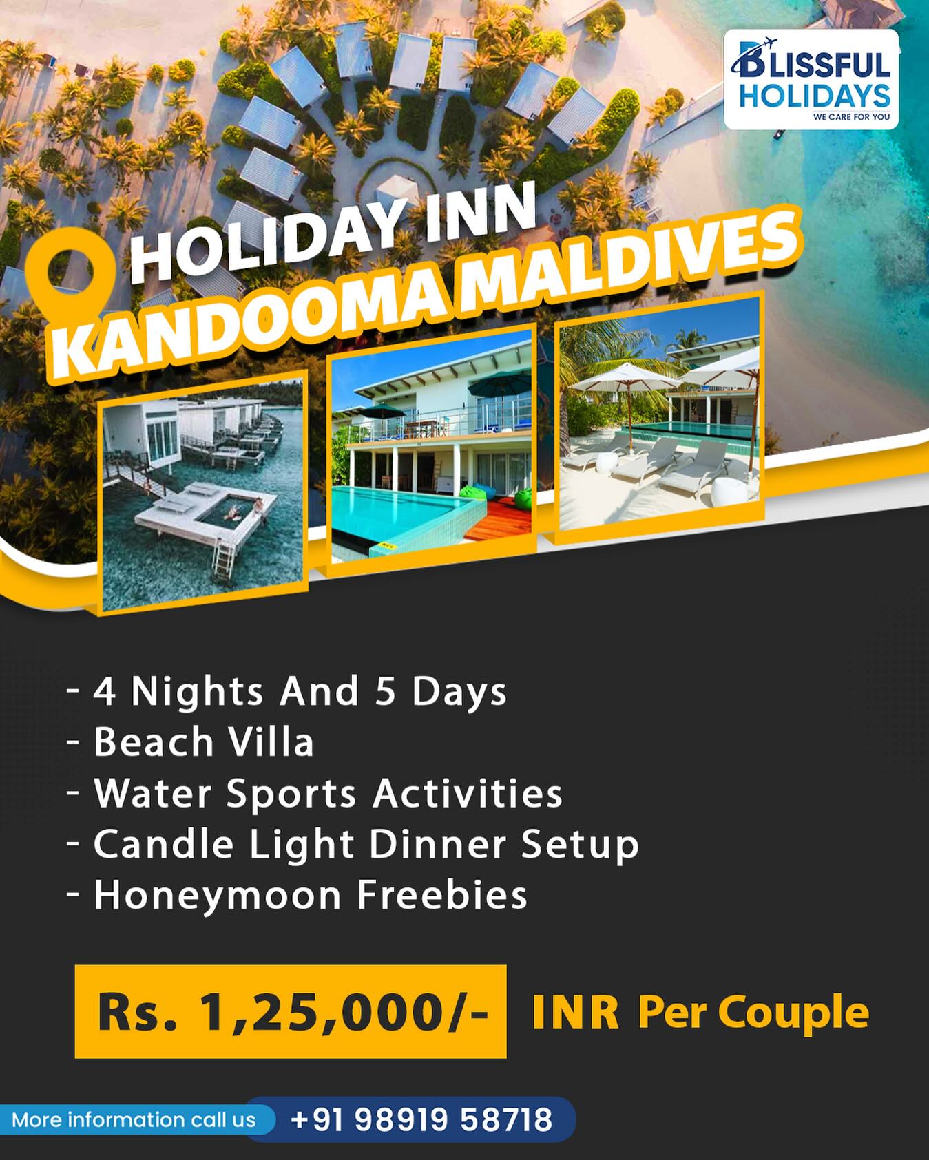 blissfulholidays101 Facebook ad: Free Transfer Offer flat 50% off Escape to…