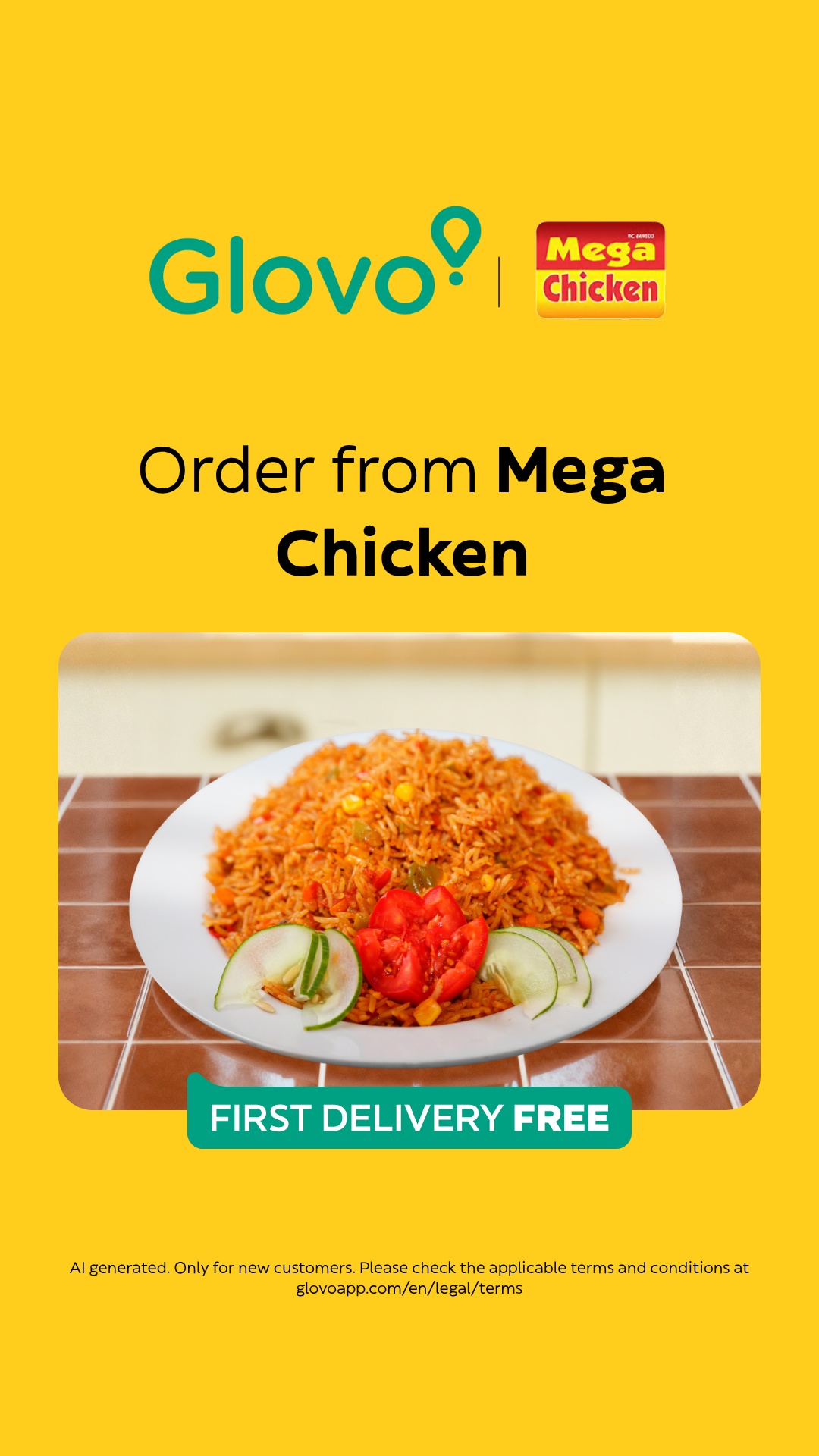 Glovo Facebook ad