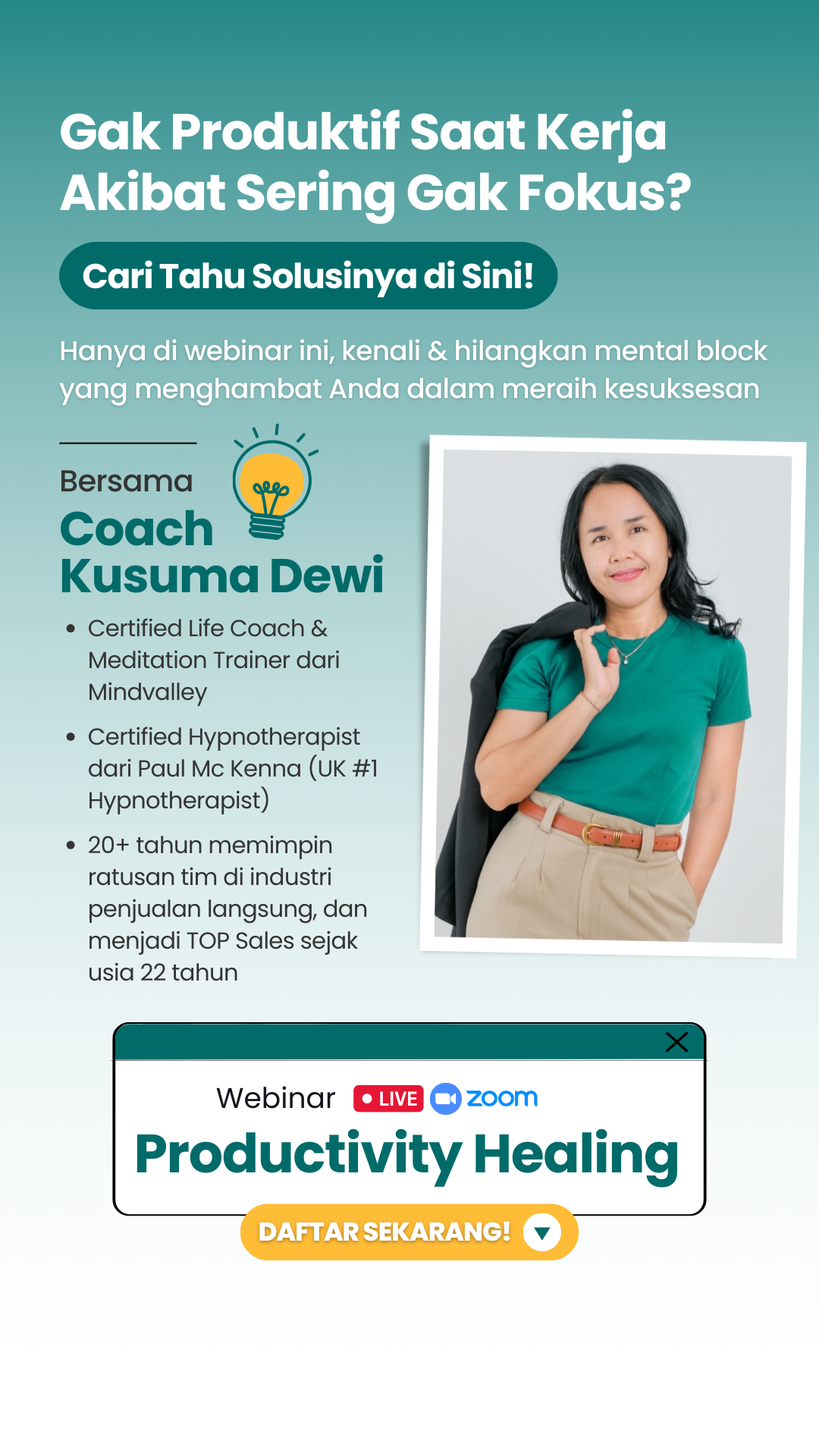 Coach Kusuma Dewi Facebook ad