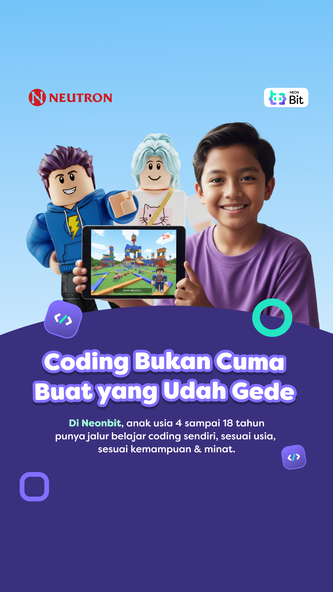 Neon Bit Facebook ad from Jun 4, 2026