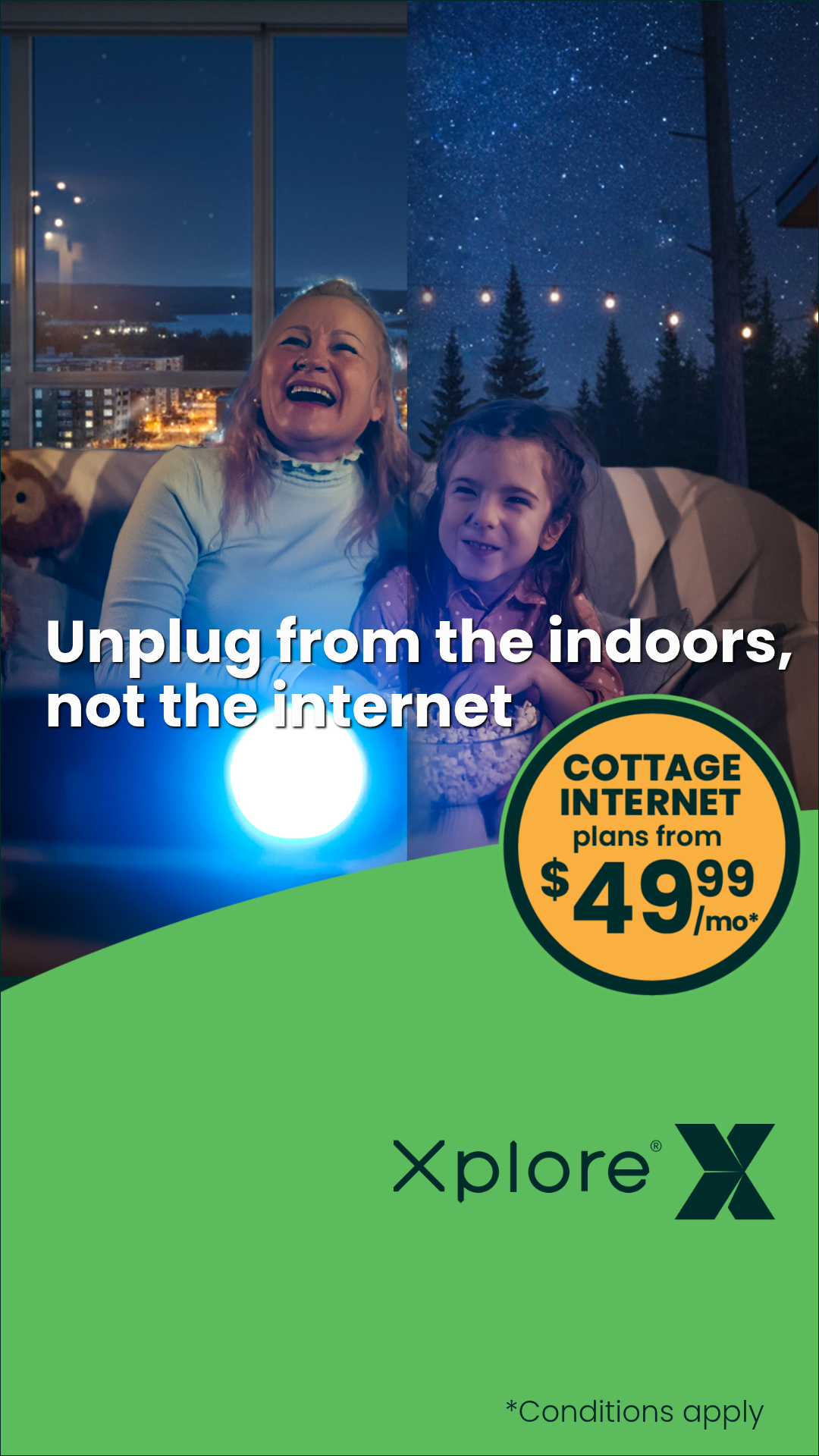Xplore Facebook ad
