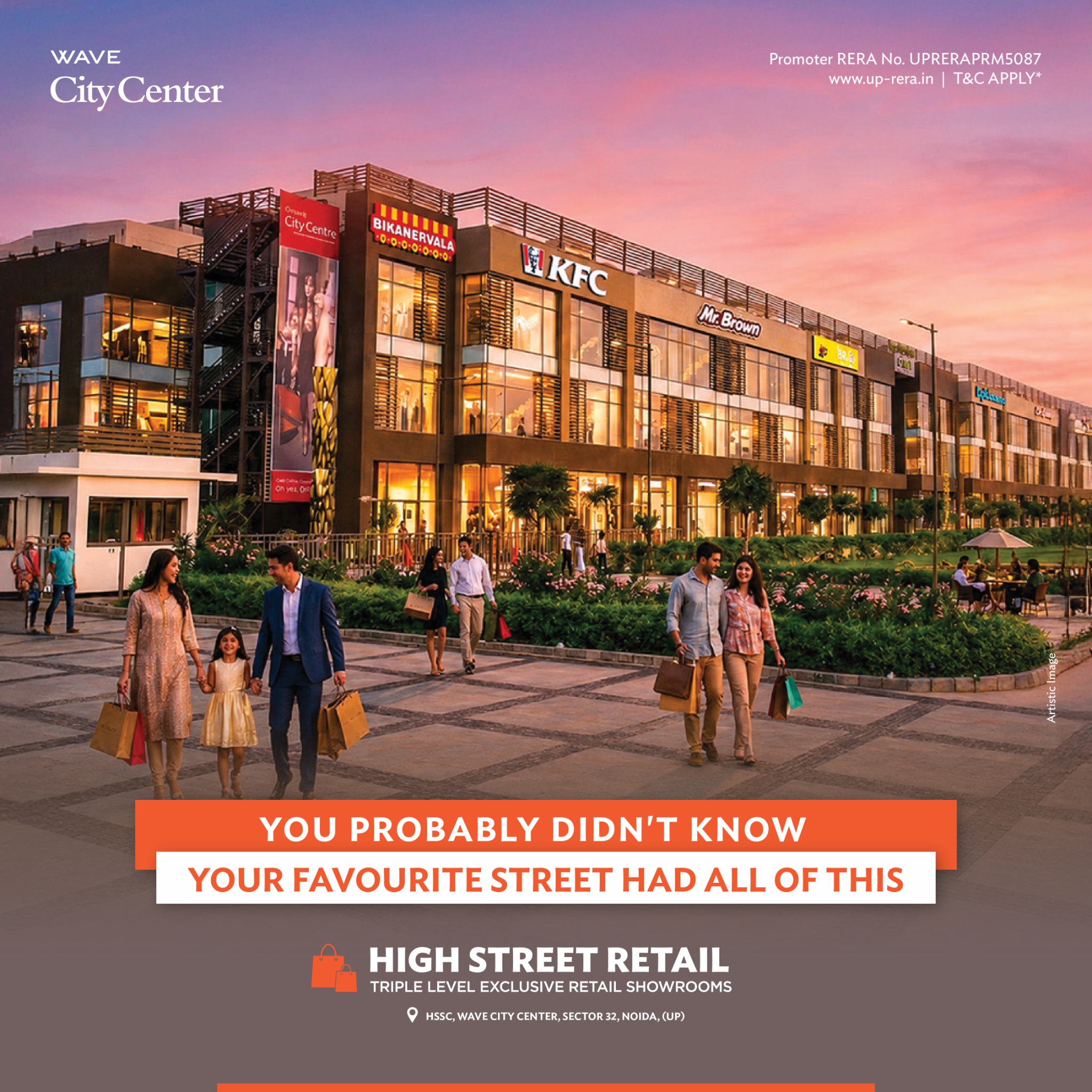 Wave City Center Facebook ad