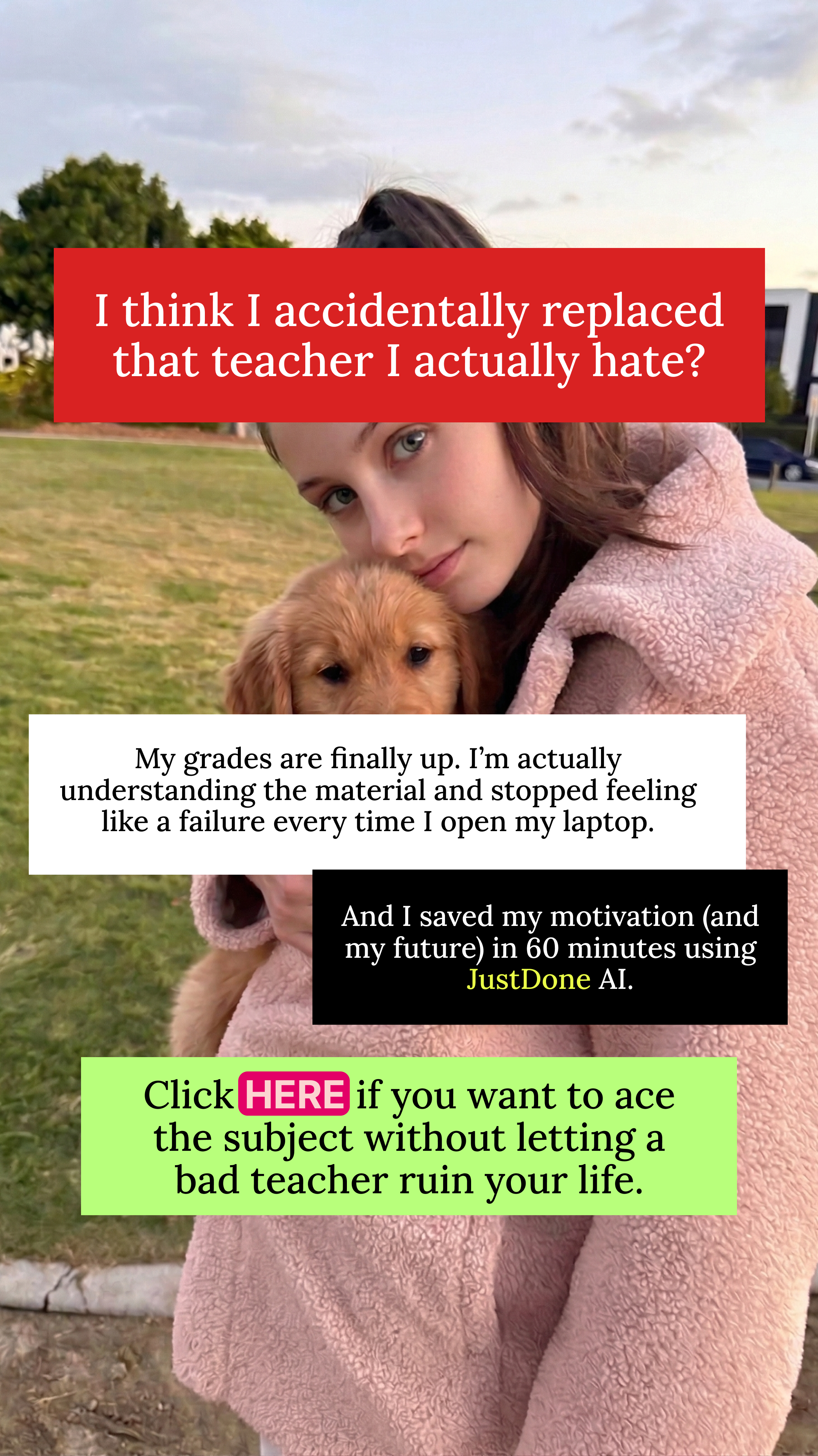JustDone Facebook ad