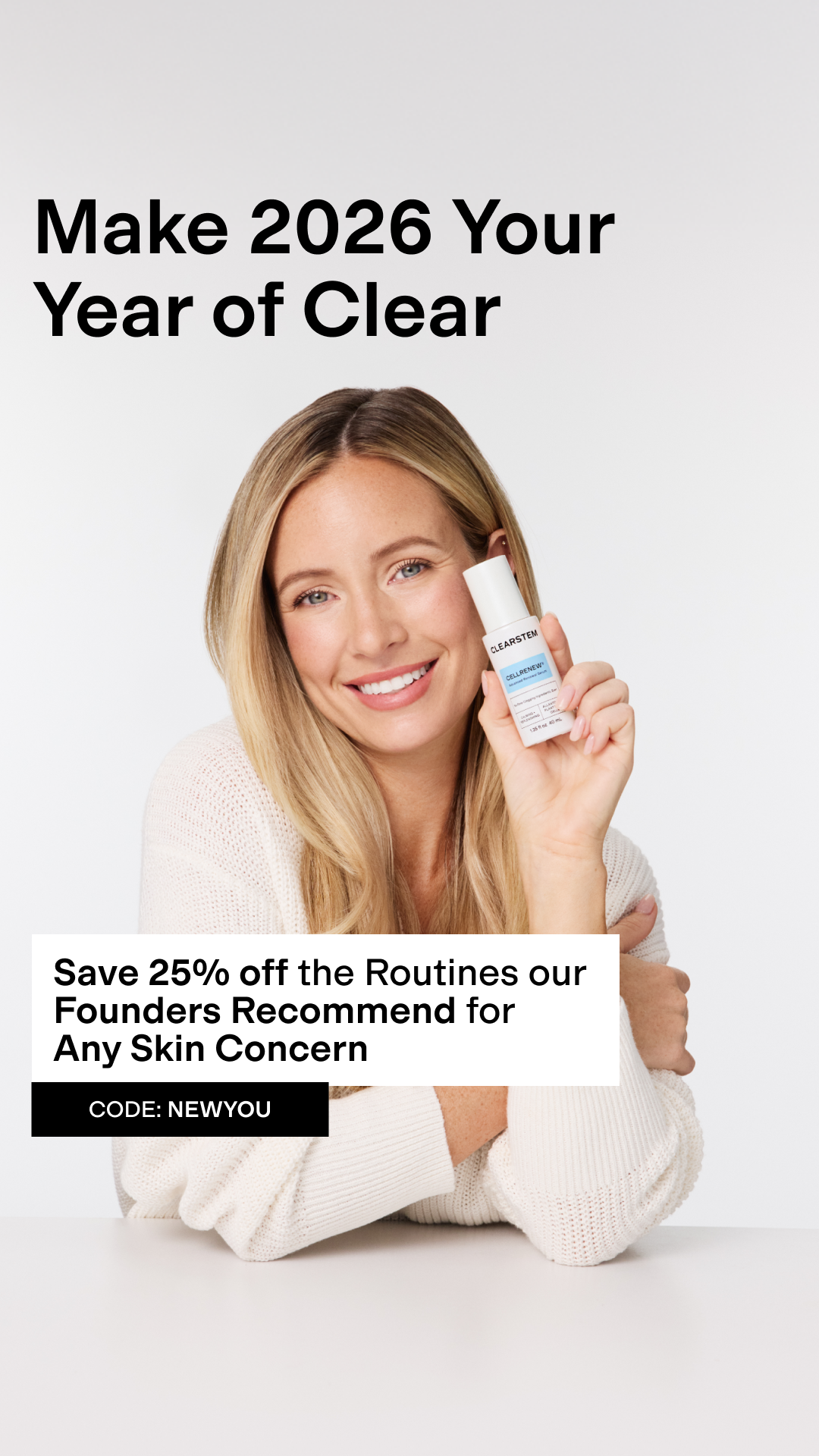 CLEARSTEM Skincare Facebook ad