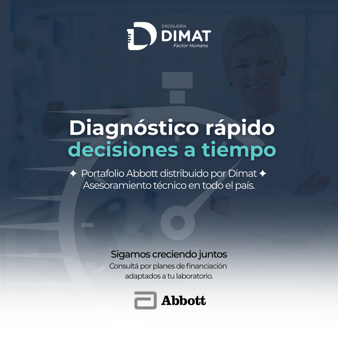Droguería Dimat S.A. Facebook ad: Test de Diagnóstico Rápido