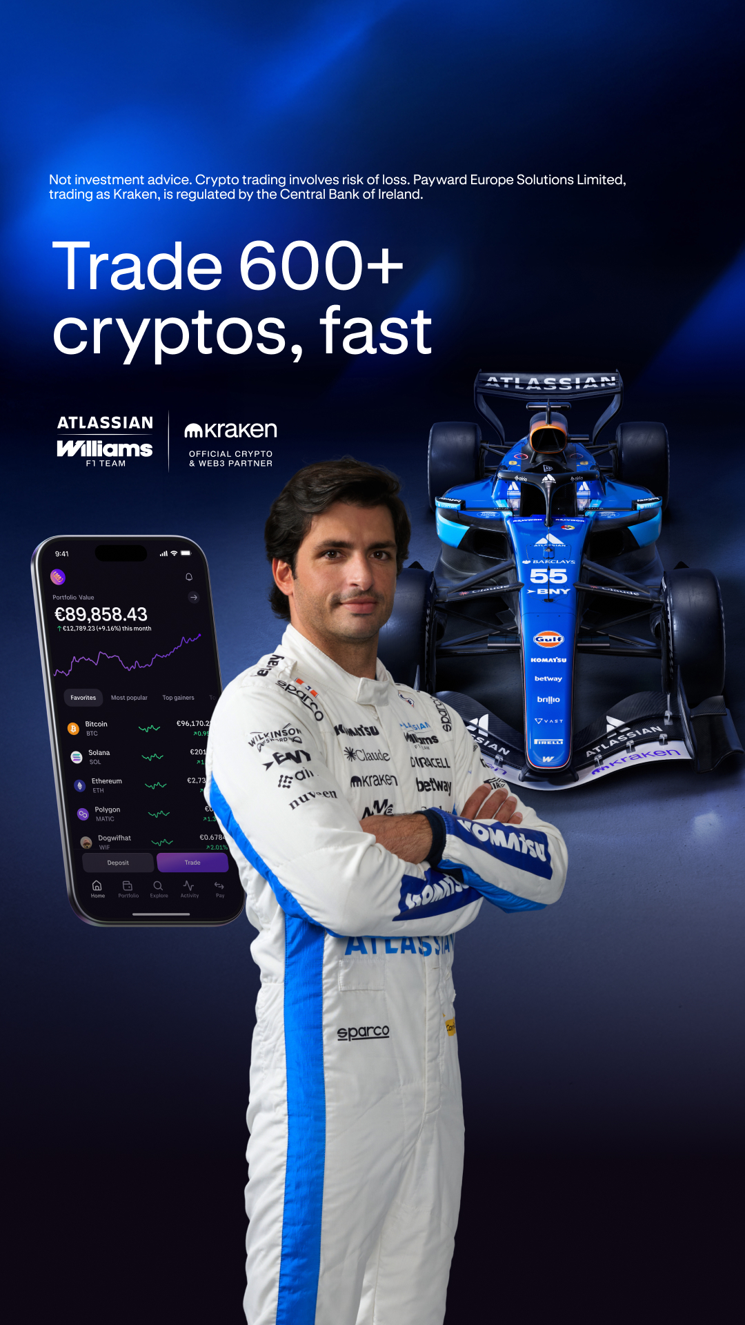 Kraken Digital Asset Exchange Facebook ad