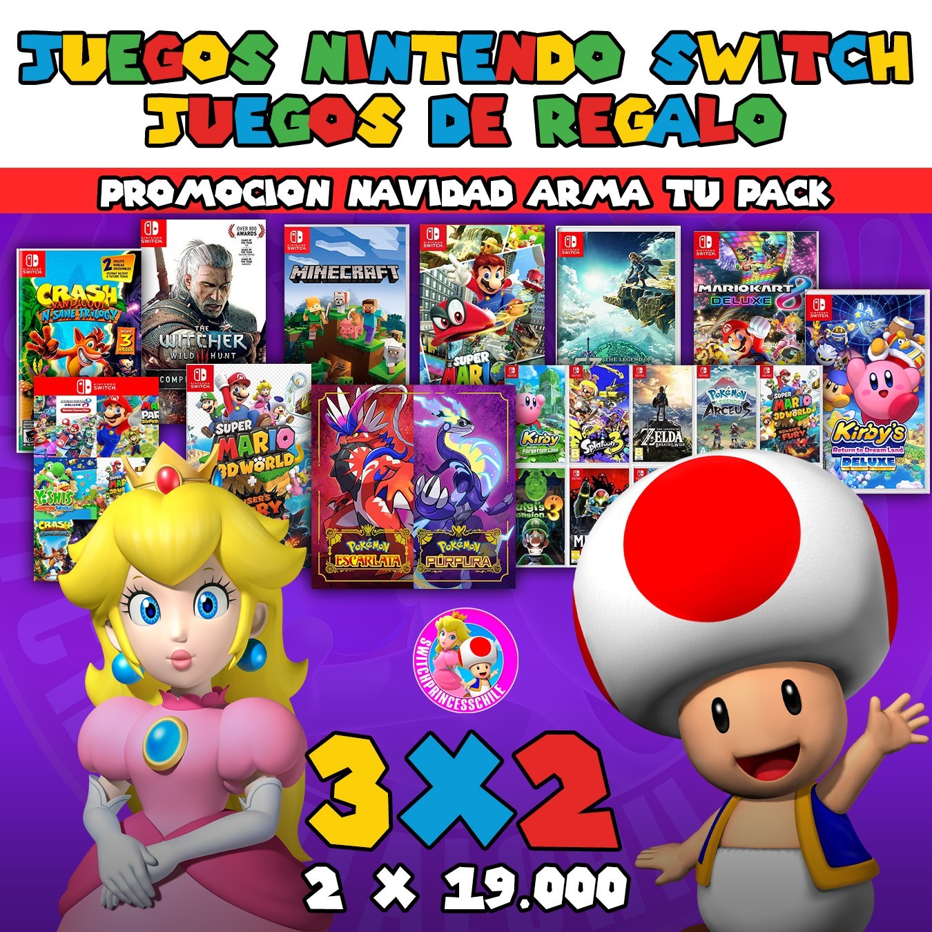 switchprincesschile Facebook ad: TENEMOS TODOS LOS JUEGOS DISPONIBLES
