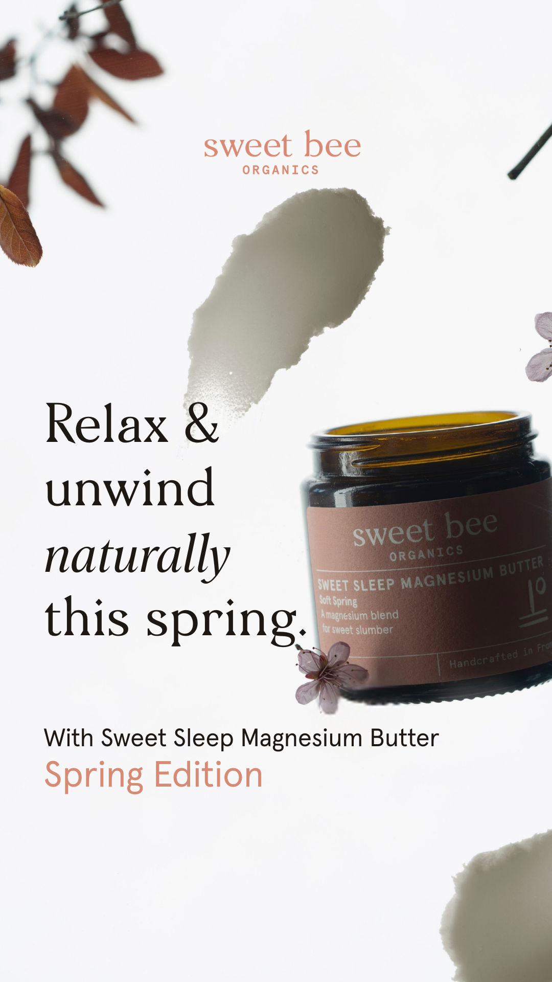 Sweet Bee Organics Facebook ad