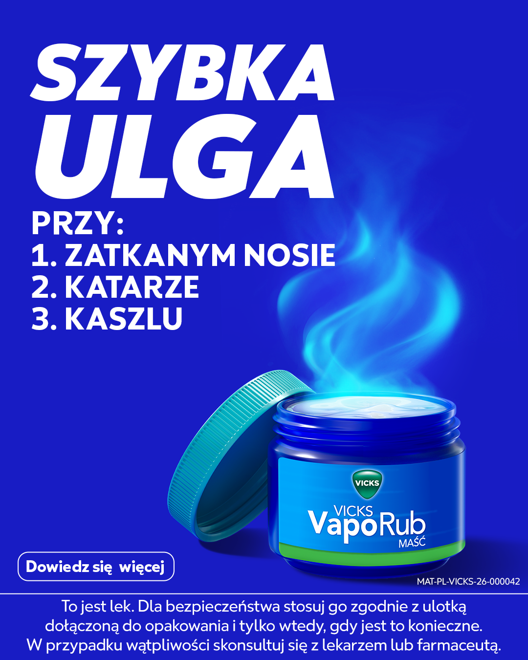 Procter and Gamble Health CE Facebook ad: Vicks VapoRub