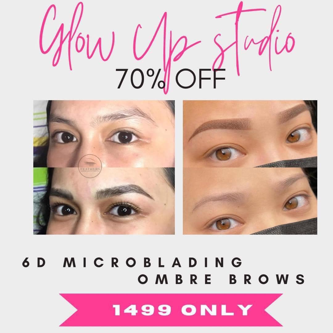 GlowUp Studio + Café Facebook ad: 1,499 KILAY PROMO