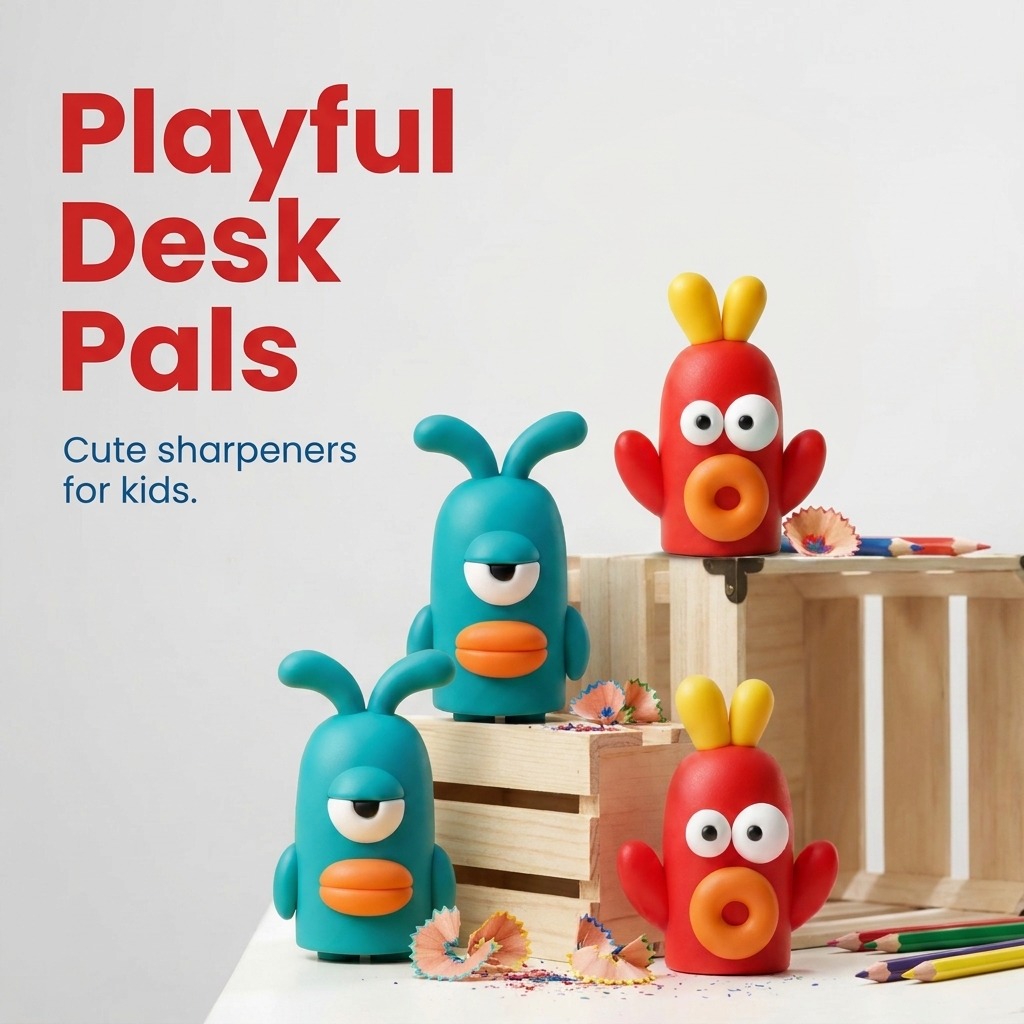 Frolic Frog Facebook ad: Buy Cute Monster Pencil Sharpener Pack of 2!