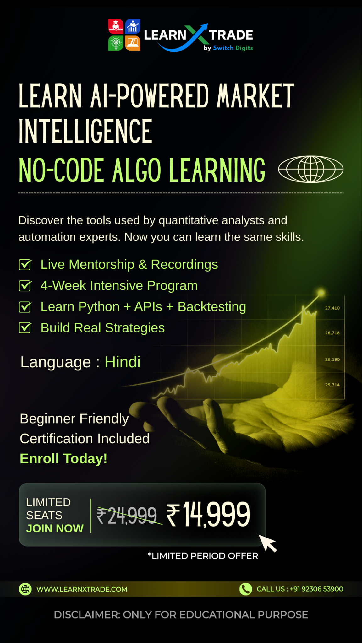 Learn X Trade Academy Facebook ad