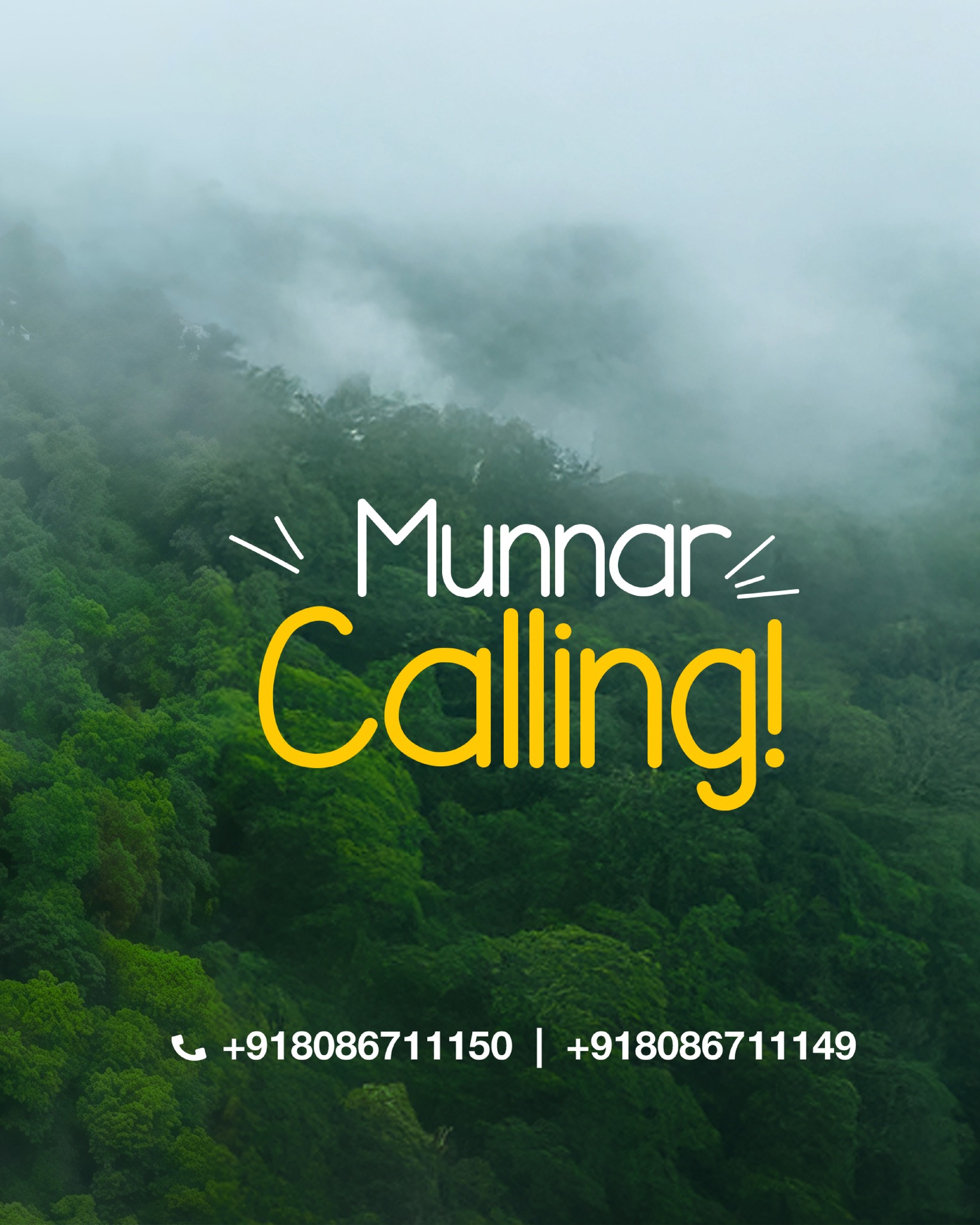 Zeezmount Resorts & Spa Munnar Facebook ad: Book your escape today, Munnar is Calling!
