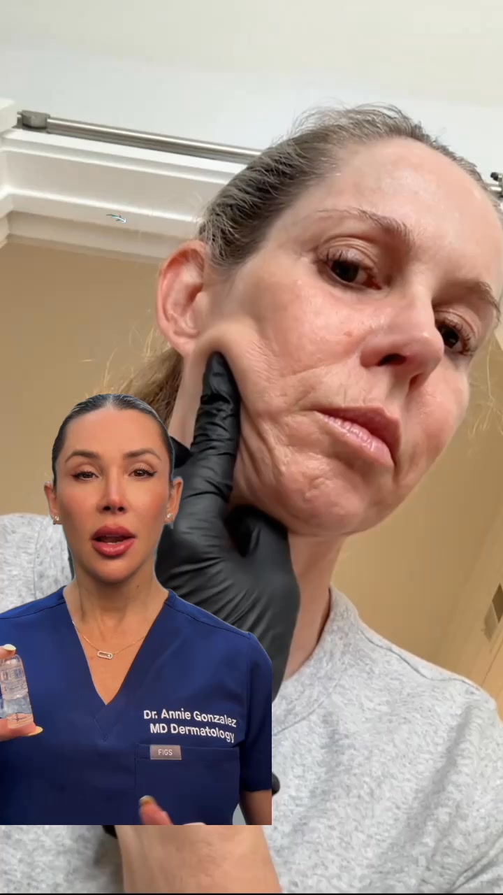 Dr. Annie Gonzalez, MD Facebook ad: Use This On Wrinkles & Sagging skin.