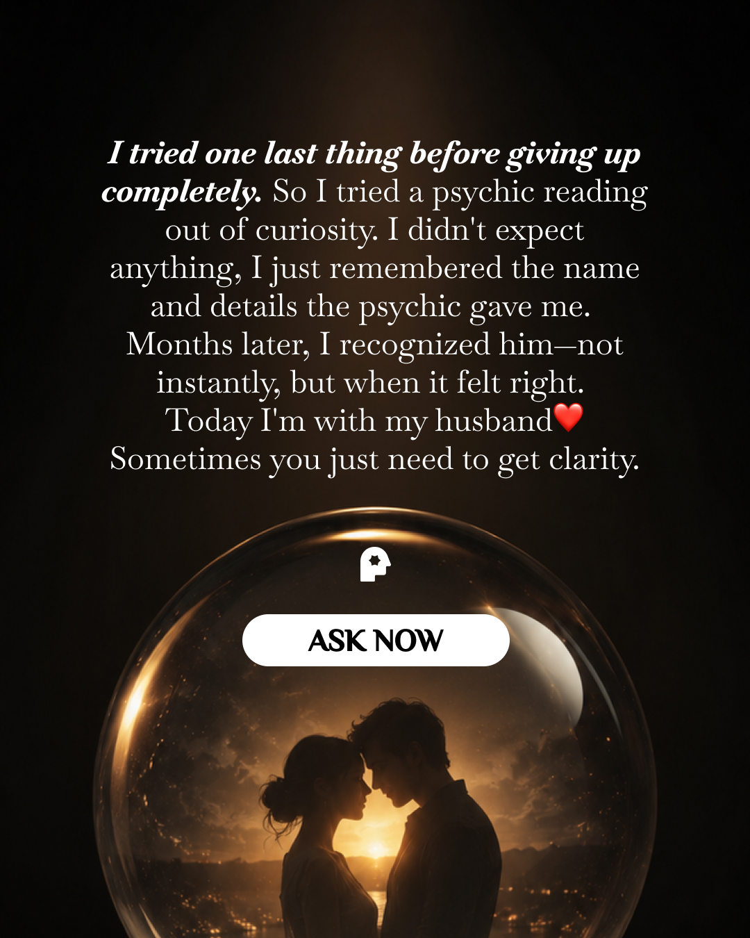 Your Relationship Advisor Facebook ad