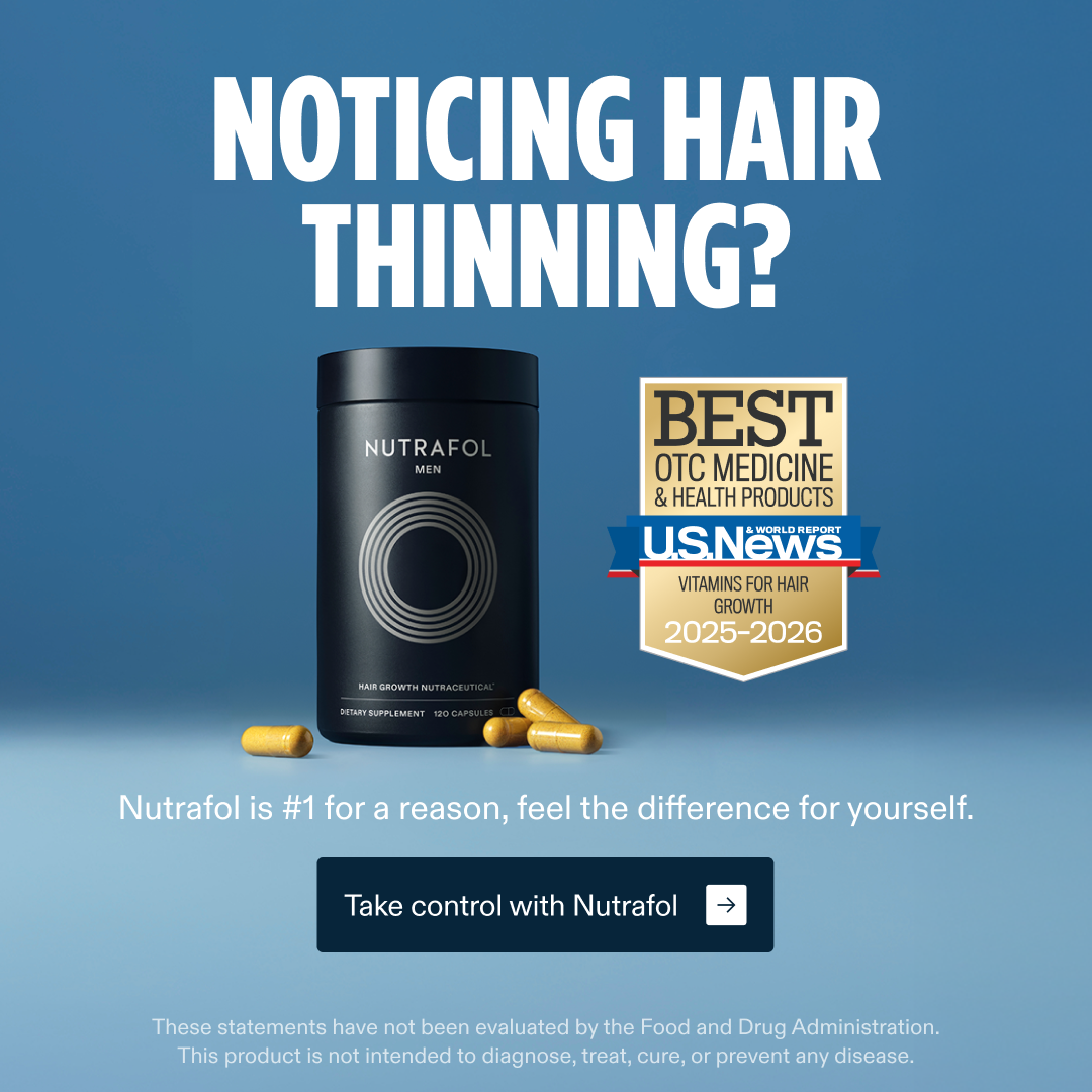 Nutrafol Men Facebook ad