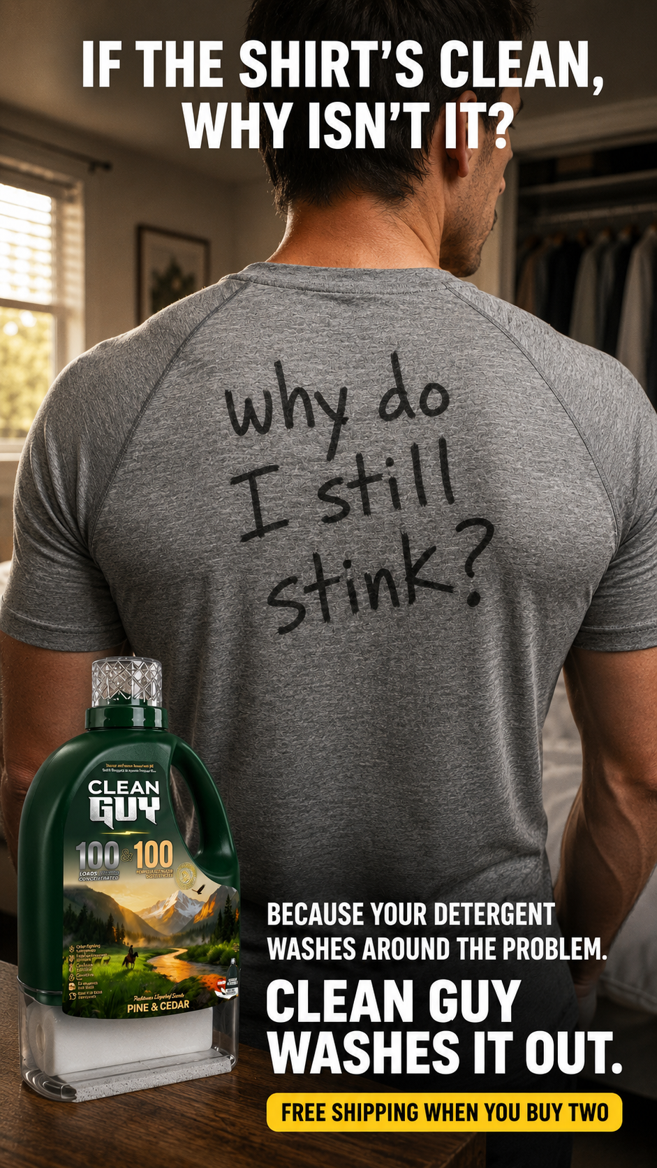Clean Guy Facebook ad