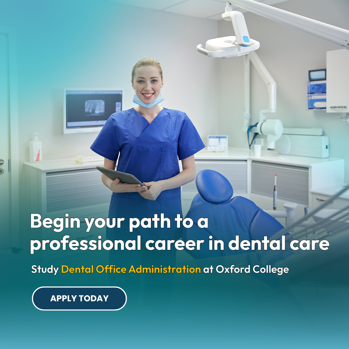 Oxford College of Arts, Business and Technology Facebook ad