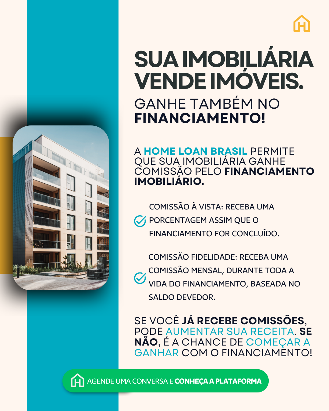 Home Loan Brasil Facebook ad: Converse conosco