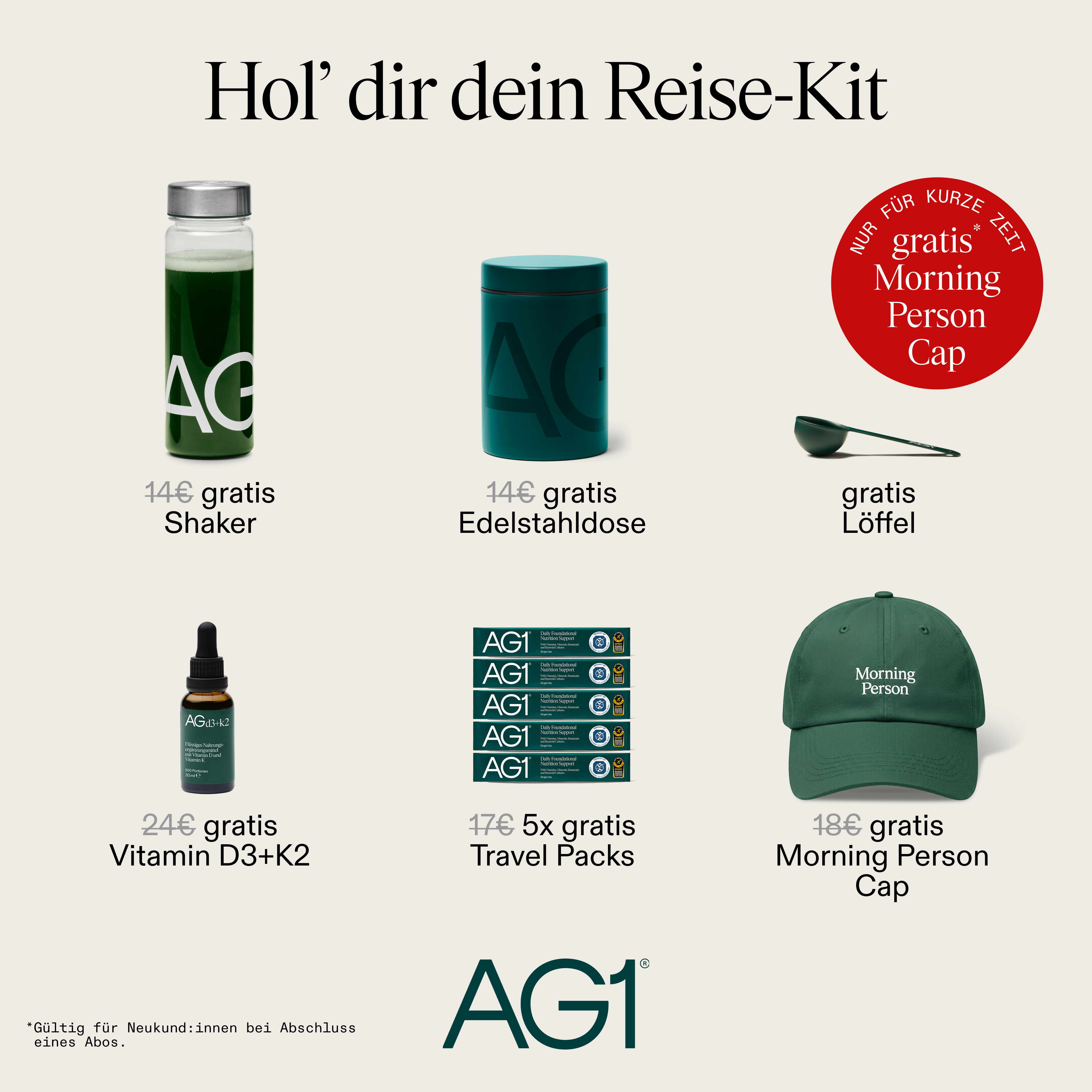 AG1 Deutschland Facebook ad