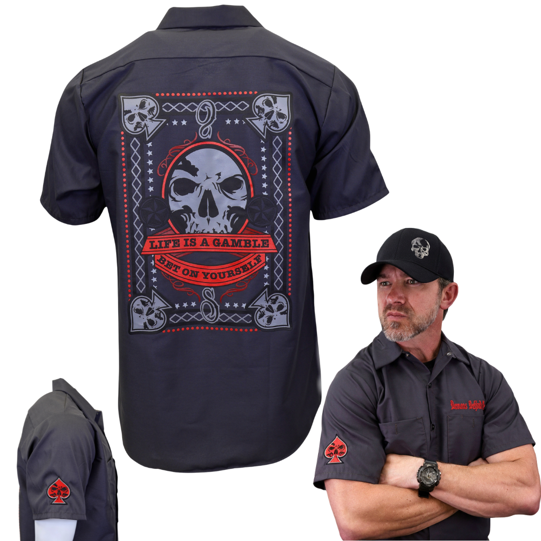 Demons Behind Me Inspirational Clothing & Apparel Facebook ad