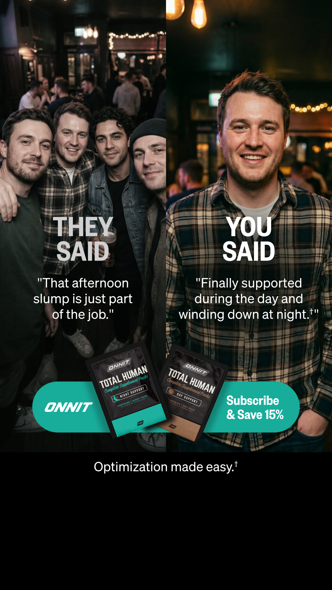 Onnit Facebook ad