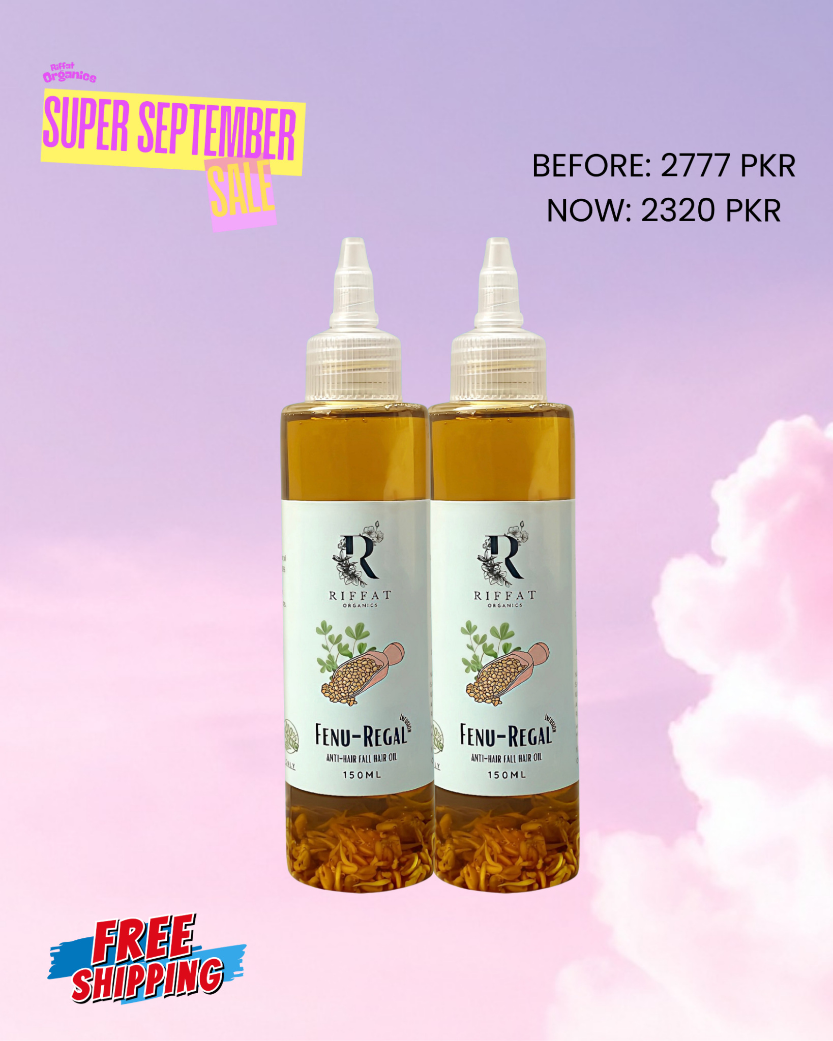 Riffat Organics  Facebook ad