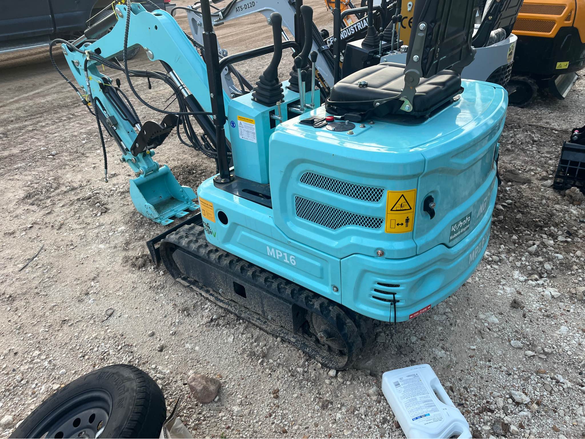 Eric Brown Facebook ad: Brand new mp16 mini ex with Kubota diesel