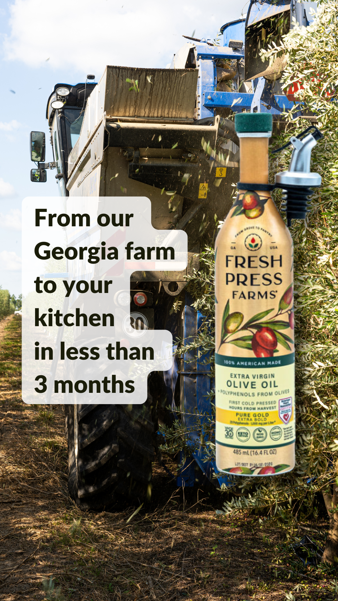 Fresh Press Farms Facebook ad