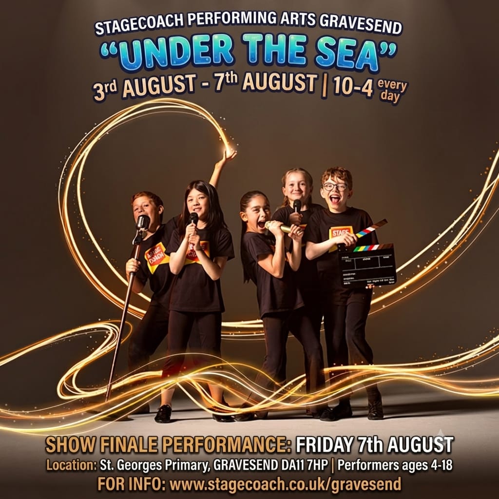 Stagecoach Performing Arts Gravesend Facebook ad: Show in a Week