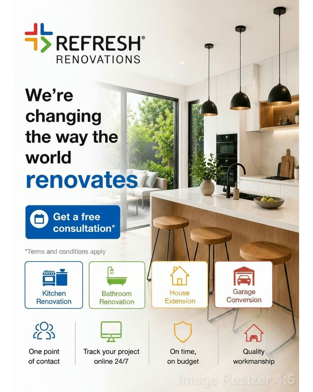 Refresh Renovations Auckland Central - Sukhman Cheema & Varinder Arora Facebook ad: Get Your Free Consultation! - Home Renovations