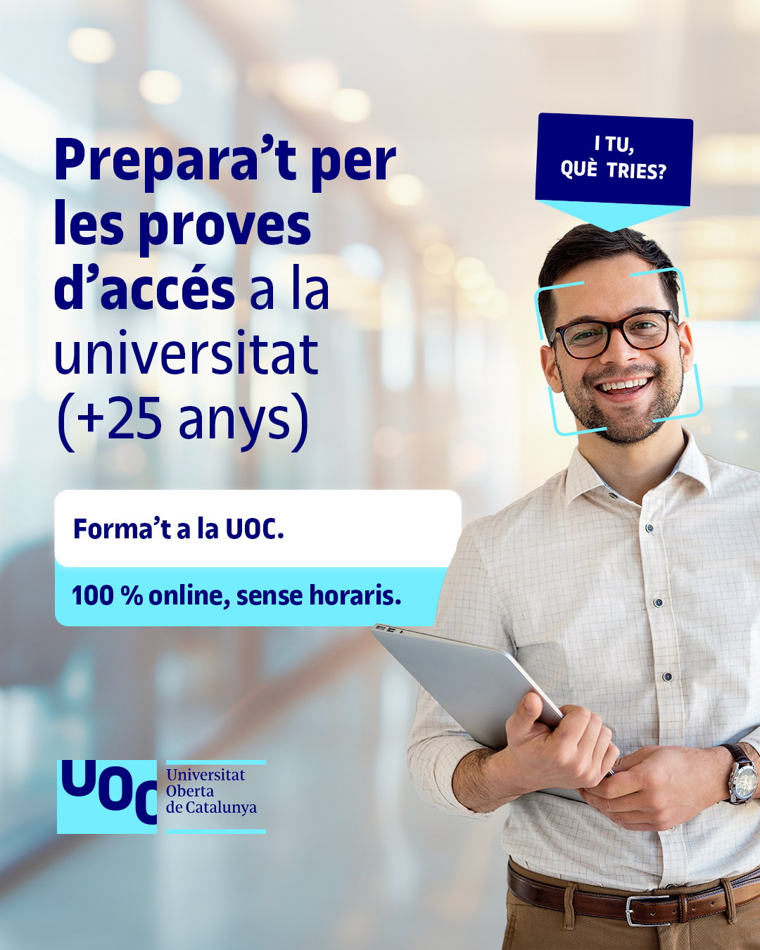 Universitat Oberta de Catalunya (UOC) Facebook ad