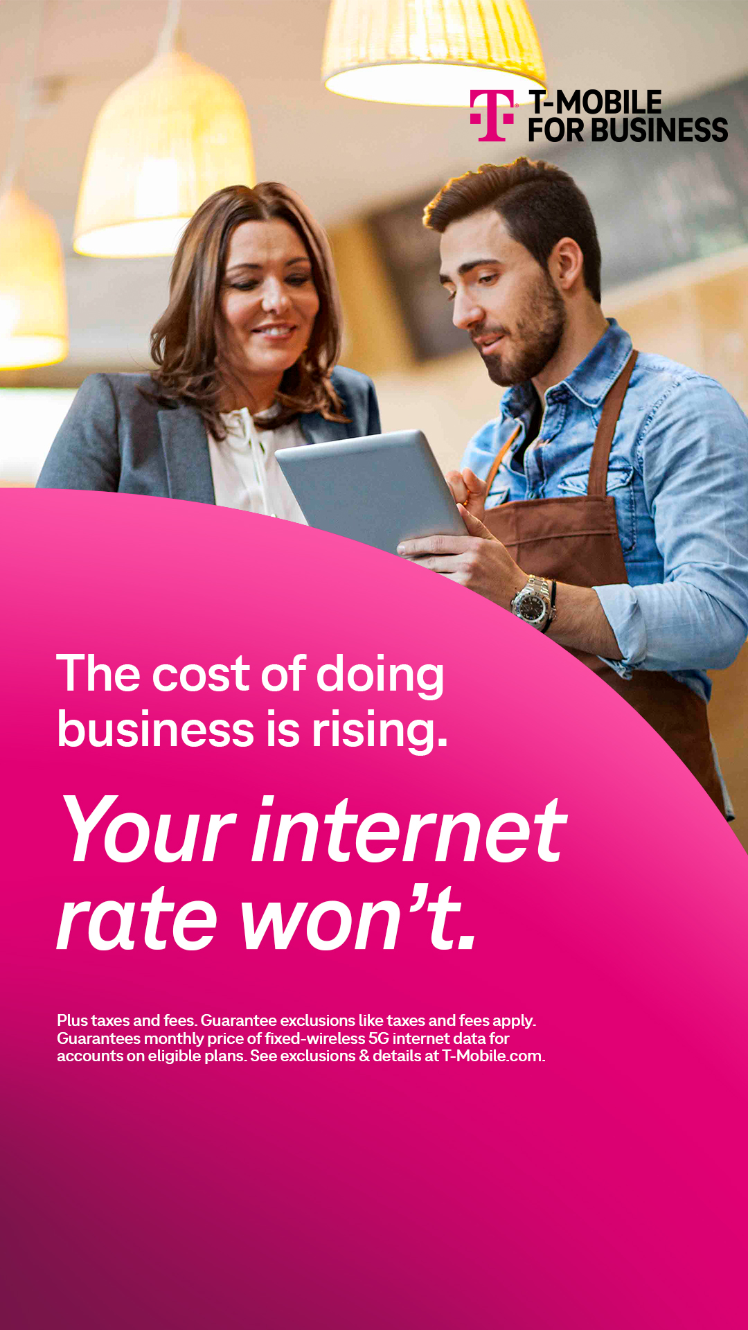 T-Mobile for Business Facebook ad