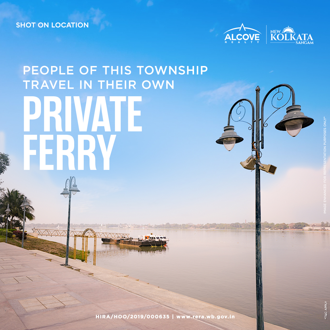 New Kolkata Facebook ad: A private ferry, a private ghat, endless Ganga…