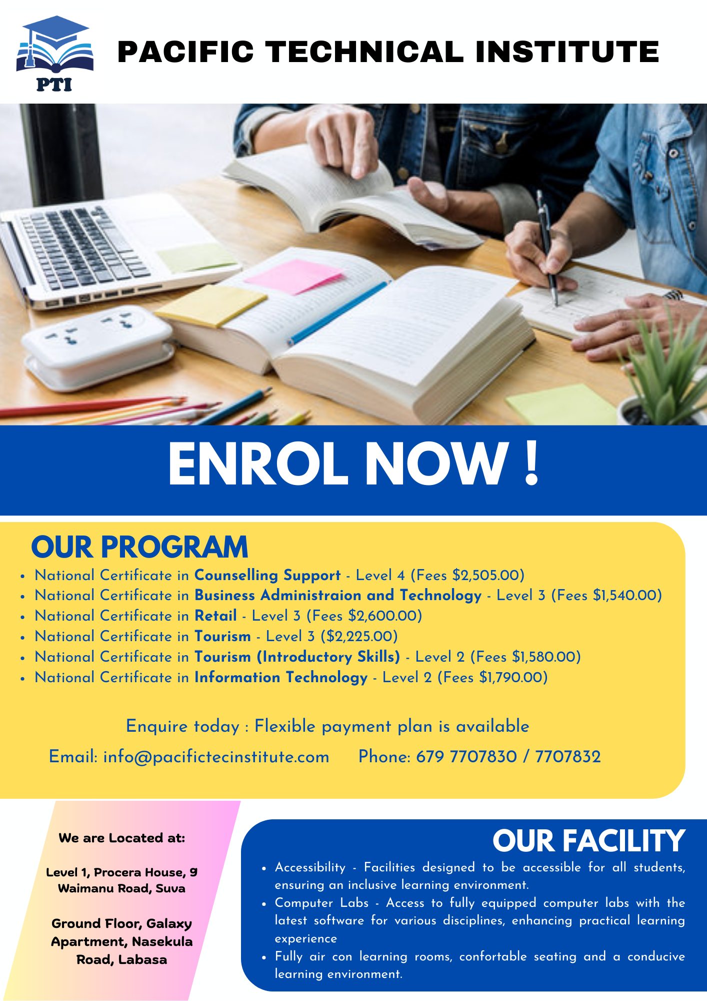 Pacific Technical Institute Pte Ltd Facebook ad