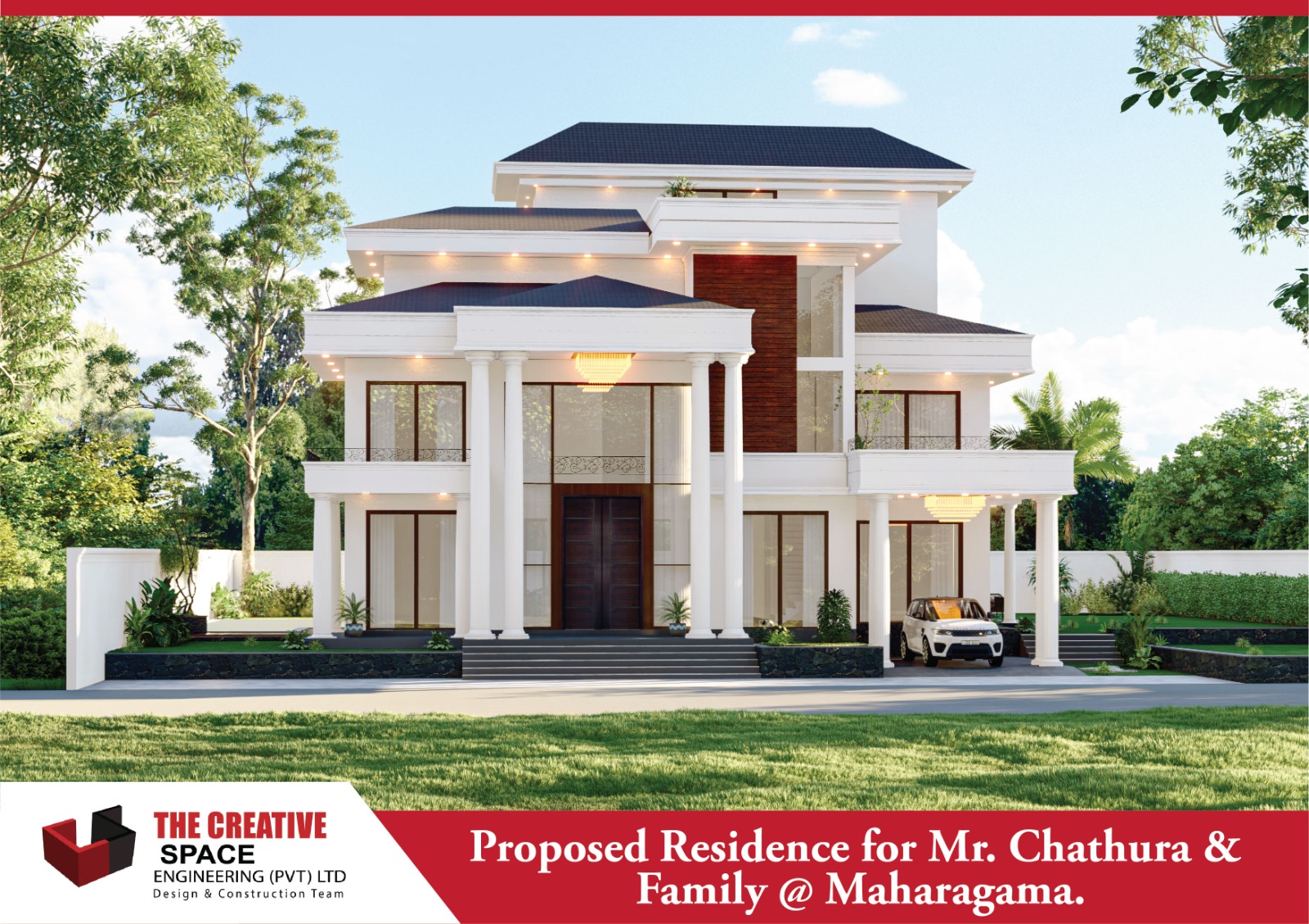 The Creative Space Engineering - Pvt Ltd Facebook ad: Proposed Residence, Maharagama Project