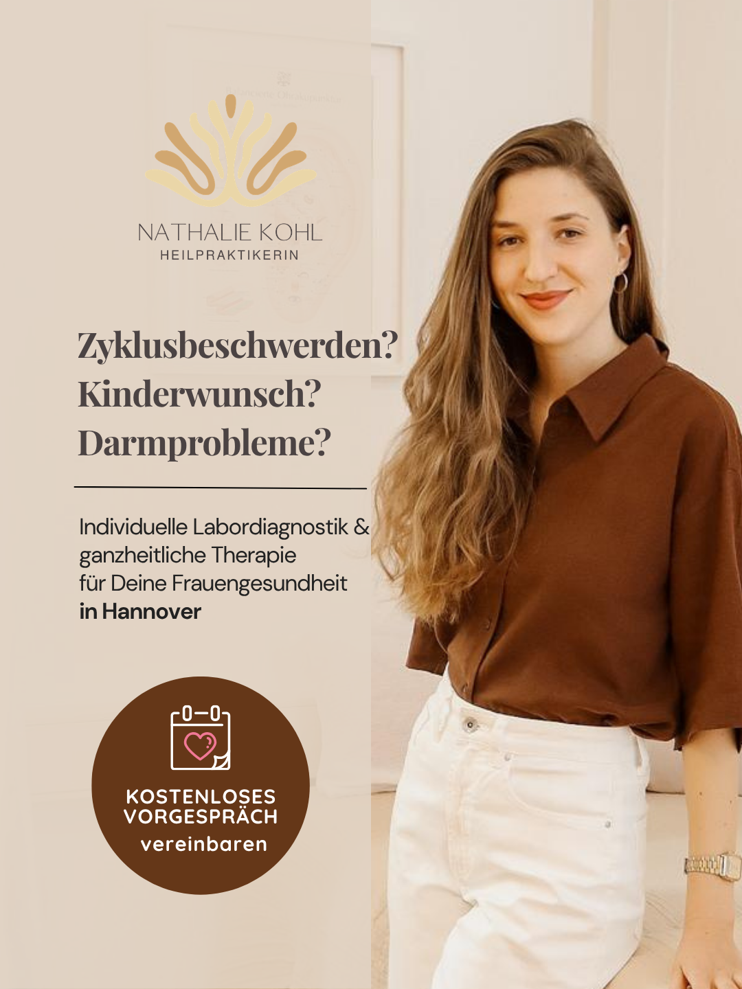 Praxis für Natur- & Frauenheilkunde Nathalie Kohl Facebook ad: Deine Praxis für Natur- & Frauenheilkunde direkt in…