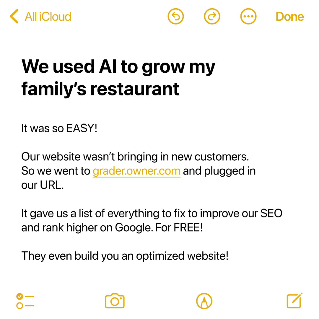 Owner.com Facebook ad