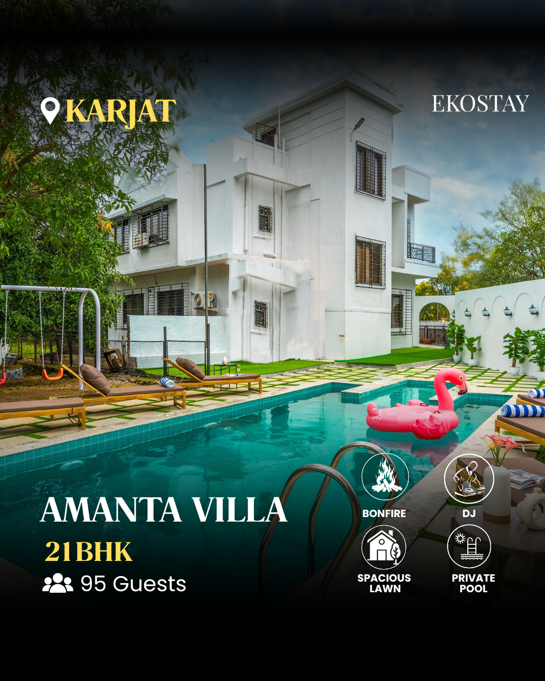 EKO STAY Facebook ad: Planning a getaway with a big group?