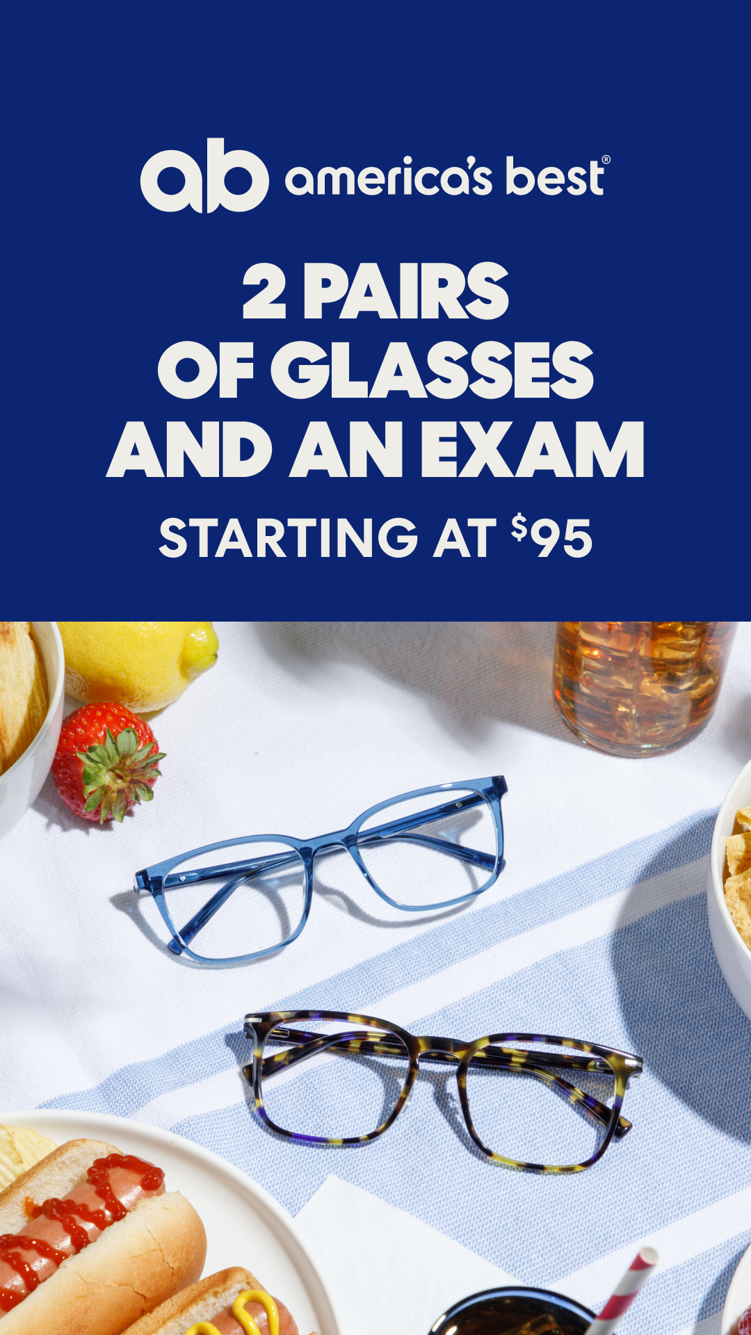 America's Best Eyecare + Eyewear Facebook ad