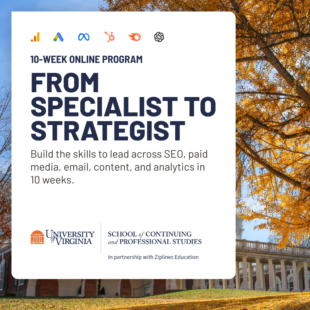UVA School of Continuing and Professional Studies Facebook ad from Jul 16, 2026