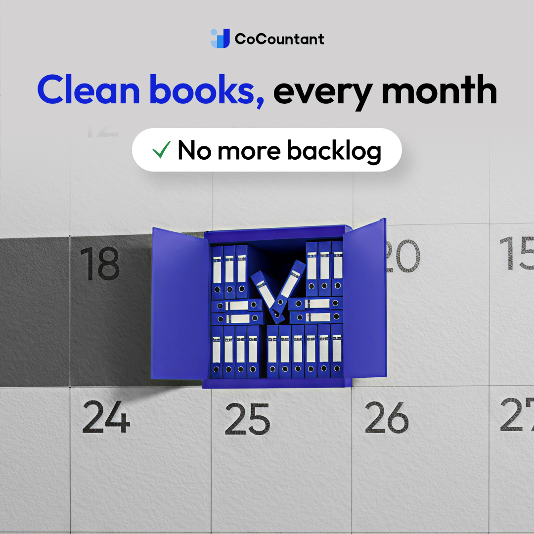 CoCountant Facebook ad: No more messy books