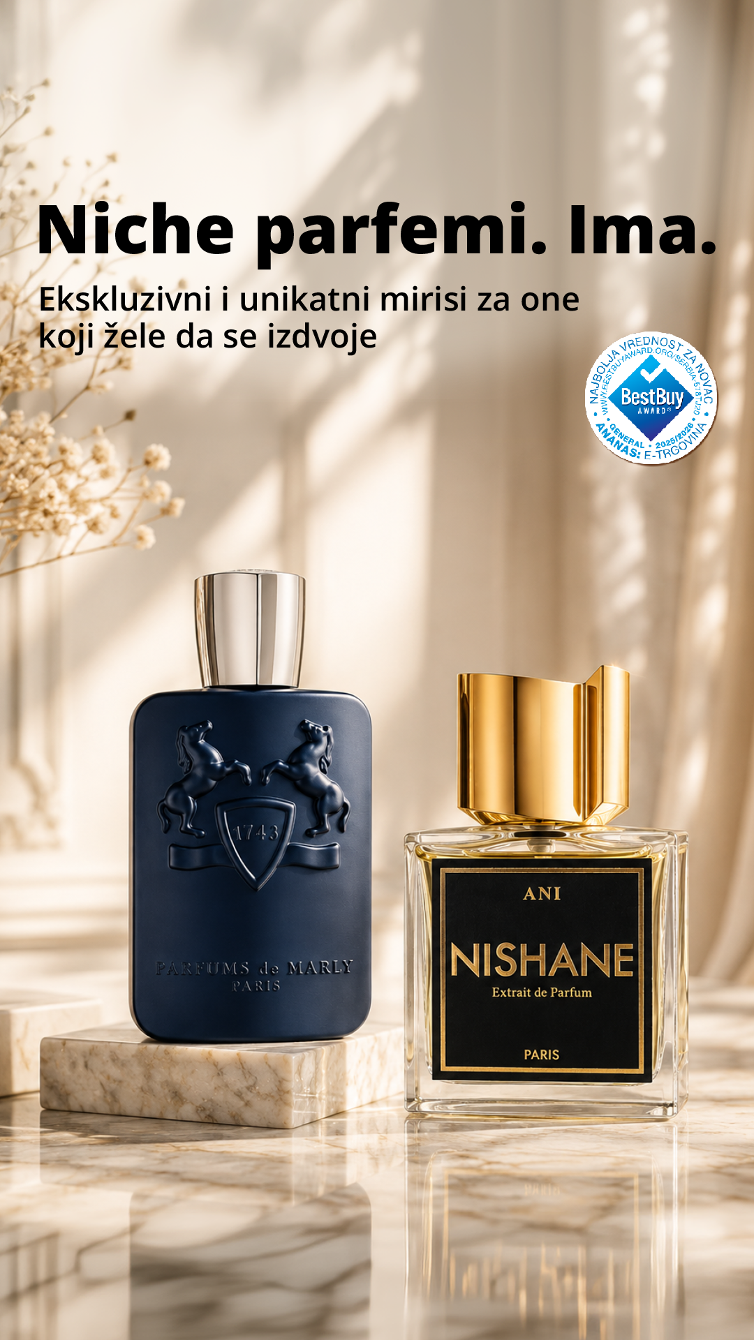 Ananas.rs Facebook ad: Niche parfemi? Ima.